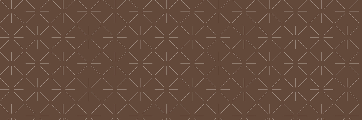 A luminous graphic in brown